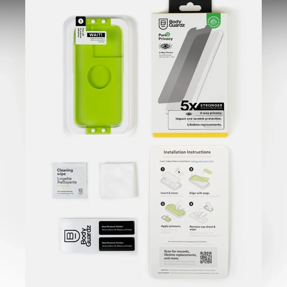 NIB! Pure 3 Privacy Screen Protector for iPhone 14 Pro Replacement